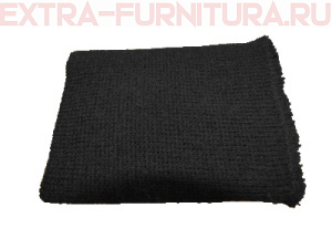  Манжет трикотажный 70% хлопок/ 30% полиэфир цв. черный, дл.10,5см (уп.125пар*4уп)