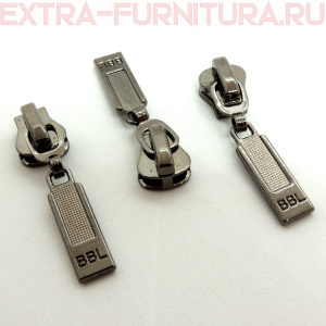 Бегунок декоративный автомат ТР5 черный никель № 4 (уп. 50 шт.)