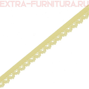 Резинка ажурная 12мм, арт.TBY-S180 цв.бежевый (уп.100м)