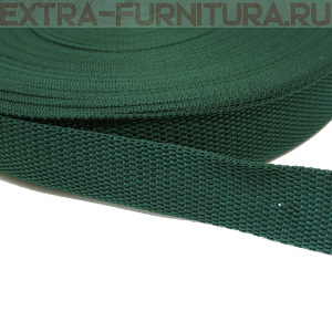 Стропа шир.30мм, цв.310 темно-зеленый, уп.50м, пл. 11,7 гр/м