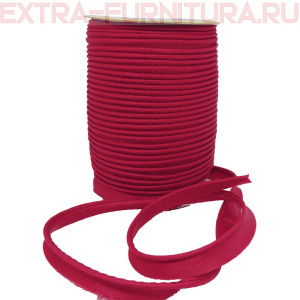 Кант атласный 12 мм, 72 ярда, цв. 163 красный темный А