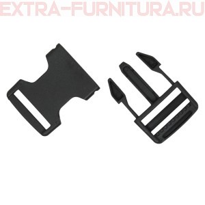 Фастекс 25 мм, арт.8921, цв.черный (полипропилен) (уп.200шт./кор.3800шт)