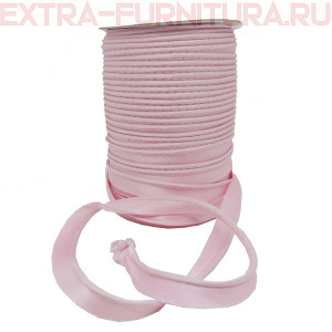 Кант атласный 12 мм, 72 ярда, цв. 134 розовый А