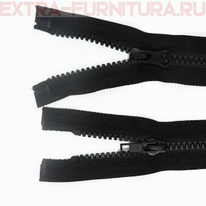 Молния Трактор Т5  2 замка 55 см, цв.322 черный