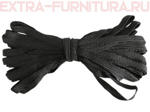 Резинка-вздержка 8 мм, черная (уп. 300*10м) (тип А)