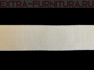 Резинка вязаная, 30мм (+/-2мм), цв.белый (уп.-50м*11 уп) Б