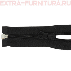 Молния Спираль разъемная дл. 70см, Т5, цв. черный LOGO