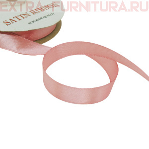 Лента атласная 12 мм цв. 047 розовый рул. 27,42м