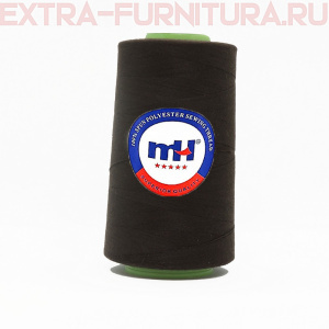 Нитки МН 40/2 п/э  5000 ярдов №496 т. коричневый