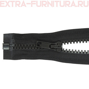 Молния Трактор Т5 1 замок, дл.50 см, цв.черный, усил. звено (кл.А)
