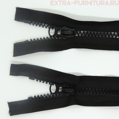 Молния Трактор Т8 2 замка 55см, цв. 322 черный, LOGO