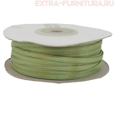 Лента атласная  3 мм  цв.136 хаки рул.100м
