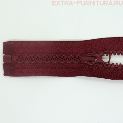 Молния Трактор Т5 1 замок 65см, цв.179 бордовый темный, LOGO