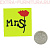 Нашивка MrS цв.салатовый