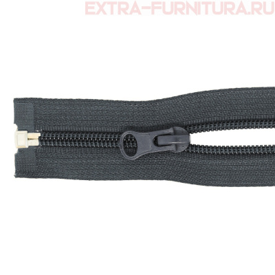 Молния Спираль разъемная дл. 45см, Т5, цв.312 т.серый LOGO