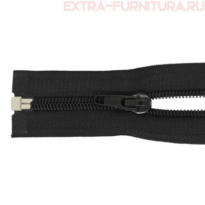 Молния Спираль разъёмная Т5, дл.90см цв. черный, класс А