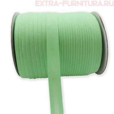 Косая бейка х/б  15мм 132м цв.094 салатовый
