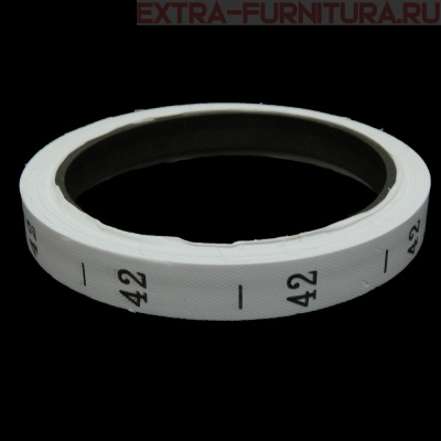 Размерник р-р 42, цв. белый, рул. 300 шт.