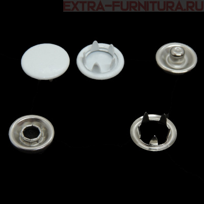 Кнопка рубашечная 9,5мм, цв.101 белый матовый (уп.1440шт) №382 Buttoni