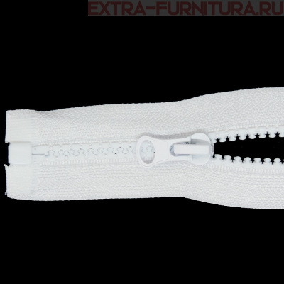 Молния Трактор Т5 1 замок 90см, цв. 101 белый, LOGO